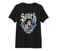 Star Trek The Original Series Spock Heavy Metal Maglietta Premium