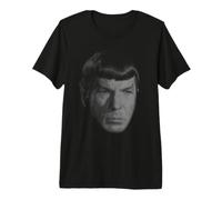 Star Trek The Original Series Spock Oversized Face Maglietta Premium