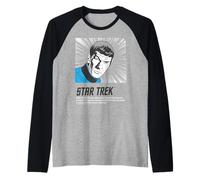 Star Trek: The Original Series Spock The Final Frontier Maglia con Maniche Raglan
