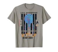 Star Trek: The Original Series U.S.S. Enterprise Top Veiw Maglietta