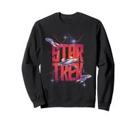 Star Trek Three Ships in Space Felpa