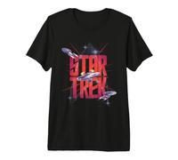 Star Trek Three Ships in Space Maglietta Premium