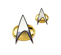 Star Trek TNG Badge and perno Set
