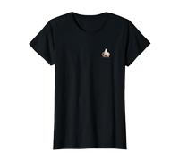 Star Trek TNG Command Emblem Maglietta, Donna, Nero, 3XL
