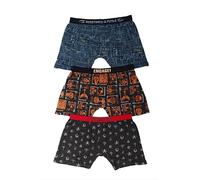 Star Trek TNG Pantaloni Boxer Adulto Con Motivo Ripetuto | Set Di 3 | Grande