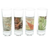 Star Trek: Tos Sottile Arte Shot Vetro 4-Pack, Set #12 Di 20