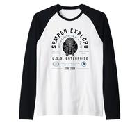 Star Trek ufficiale - Semper Exploro Maglia con Maniche Raglan