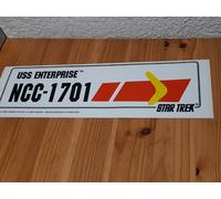 Star Trek Vintage: Grande Sticker Adesivo USS ENTERPRISE NCC-1701 28cm
