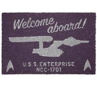 STAR TREK Welcome Aboard! Unisex Zerbino Multicolore PVC 40 x 60 cm