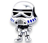 Star Trooper Wars Starshiptrooper Soldato Poliziotto - Guerra Stelle Universo Mondiale Action Film Libro Figurine Charm Argento 925 - Braccialetto Ciondolo Gioielli Accessori Regalo Argento Sterling