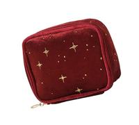 Star Velvets Makeup Bag Travel Toiletry con cerniera Grande Capacità Cosmetici per le Donne Trucco Borse, C, Bellezza di massa