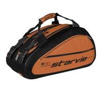 Starvie Premium Luxury Kenta Borsa Per Racchetta Da Padel - Nero, Caramello