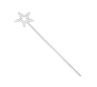 Star Wand - Bacchetta da angelo con stella a cinque punte glitterata, divertente costume da principessa, adatto per piccole principesse, fate, ballerine, feste in maschera