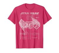 Star Wars 11stw708b T-Shirt Uomo (Pacco da 1)