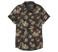 Star Wars Camicia Bottone Down, Nero Boba Fett Floreale, L Standard
