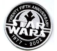 Star Wars 25TH 1977-2002 Argento Anniversario Commemorativa 25YEAR Toppa