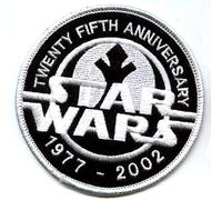 STAR WARS 25th 1977-2002 Silver Anniversary Patch Commemorativo 25Year