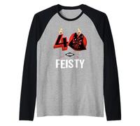 Star Wars 40th Birthday Party "40 and Feisty" Darth Vader Maglia con Maniche Raglan