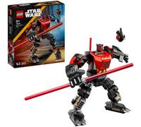 Lego star wars 75411 mech darth maul: action figure, spada laser 6+