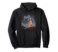 Star Wars A New Hope Retro Poster Felpa con Cappuccio