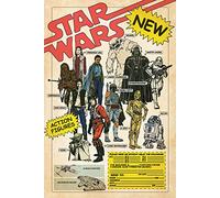 Star Wars - Action Figures - Poster stampa fumetti - dimensioni 61 x 91,5 cm + 2 listelli in legno 61 cm