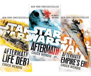 Star Wars Aftermath Trilogy 3 Books Collection Set By Chuck Wendig (Aftermath, Life Debt, Empires End)