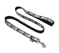 Star Wars All Star Characters, guinzaglio per cani da 1,2 m, si attacca facilmente a qualsiasi collare o imbracatura per cani | Guinzaglio per cani in nylon con personaggi Star Wars da 121,9 cm, per