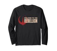 Star Wars Andor "Welcome to the Rebellion" Quote Rebel Logo Maglia a Manica
