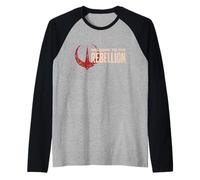 Star Wars Andor "Welcome to the Rebellion" Quote Rebel Logo Maglia con Maniche Raglan