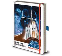 Star Wars Azione Figure A5 Notebook Ufficiale Licenza Copertina Rigida Foderato