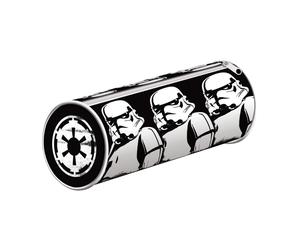 Star Wars Barrel Stormtrooper Pencil Case 8cm x 20cm x 8cm Black/White