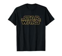 Star Wars Basic Logo Yellow Maglietta
