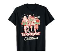 Star Wars Be a Trooper for Christmas Funny Holiday Maglietta