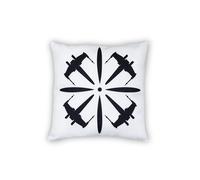 Star Wars Bianco Cuscino Decorativo Nero x-Wing Fighter Disegno 45.7x45.7cm