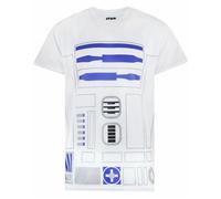 Star Wars Bianco R2D2 T-shirt a maniche corte Uomini