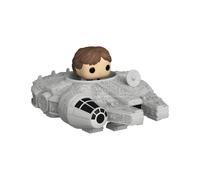 Star Wars Bitty Pop Rides Vinile Figura Display Han Solo W/millenium Falcon 2,5