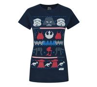 Star Wars Blu Darth Vader T-shirt a maniche corte Donne