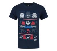 Star Wars Blu Darth Vader T-shirt a maniche corte Uomini