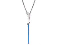 Star Wars Blue Lightsaber Dangle Necklace