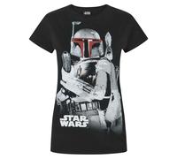 Star Wars - Boba Fett Bounty Hunter - Maglietta - Donna (NS4613)