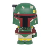 Star Wars Boba Fett Figural Money Bank 7 pollici di altezza multicolore in PVC r