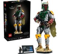 LEGO Star Wars 75455 Boba Fett Action Figure - Kit di Modellismo per Adulti con Armatura Beskar, Blaster e Minifigure - Decorazione da Scaffale o Scrivania - Regalo per i Fan del Ritorno dello Jedi