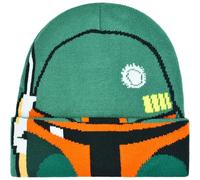 Concept One Star Wars Boba Fett Intarsia Roll Down Cuff Beanie Hat Berretto, Verde, Taglia Unica Unisex-Adulto