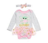 STAR WARS Body Neonato Ragazza Con Maniche Lunghe E Tutu