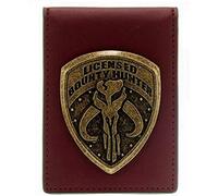 Star Wars Bounty Hunter Metal Badge Leather Wallet