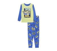 STAR WARS Boys' 2-Piece Loose-Fit Pajamas Set, Grogu The Force, 6