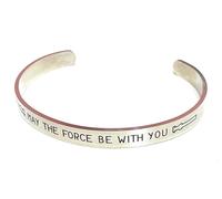 Star Wars Bracciale May The Force Be With You Guerre Stellari Spada Laser Saga