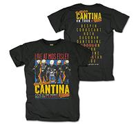 Star Wars Cantina Band On Tour Uomo T-Shirt Nero 100% Cotone Regular