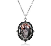 STAR WARS Capitano Phasma Ciondolo Cammeo - Acciaio Inox Ciondolo Collana Catena