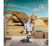 Star Wars Carta da Parati 368x254cm Droidi Teenagers Camera Letto Murale Gigante